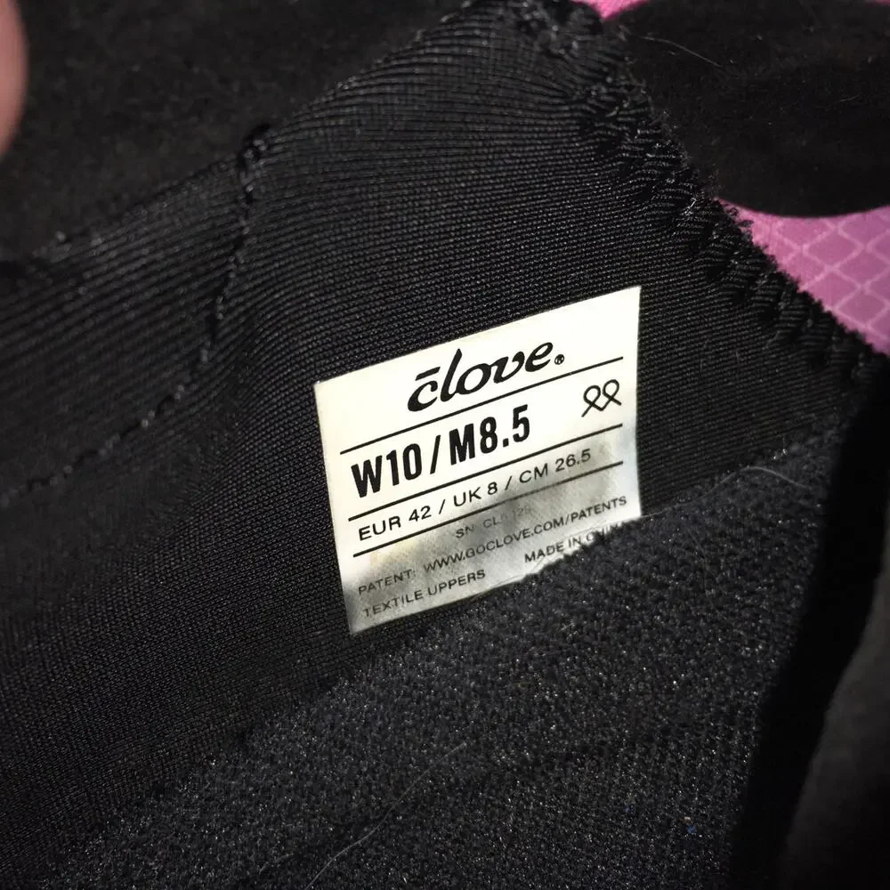 Clove Super Crush Alto Nursing Sneaker Black Purple Pink Womens 10 Mens 8.5 Work